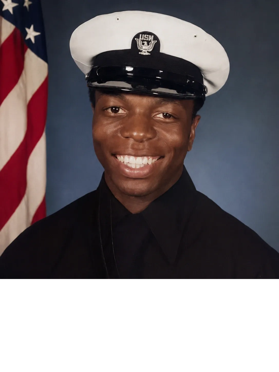 Dr. James Smith Jr. in Navy uniform